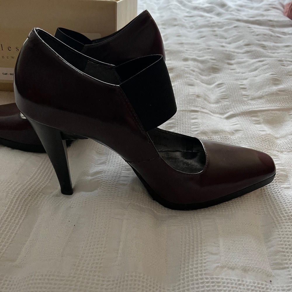 Charles Nolan - Hilary Heels w/Elastic Strap (37.5)